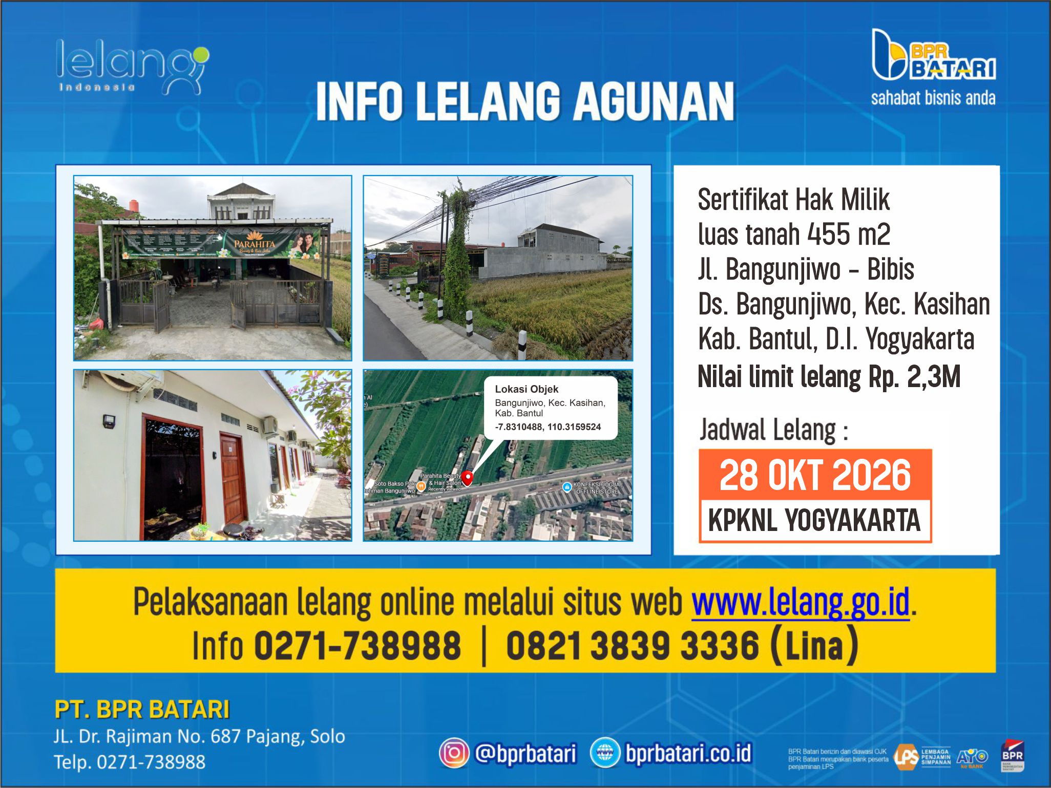 info-lelang-agunan-bpr-batari